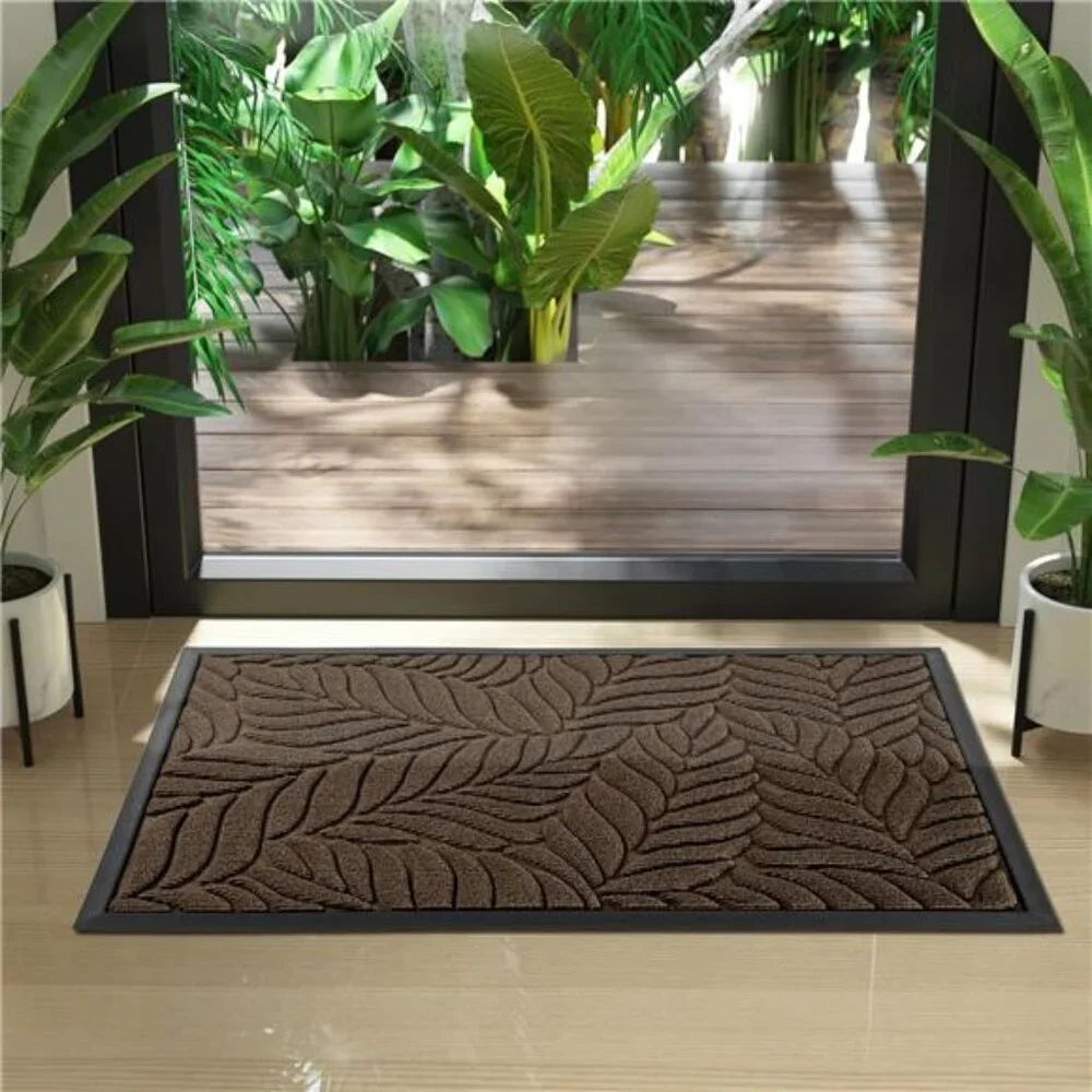 Sturdy Door Mat, Heavy Duty Front Welcome Mats for Home Entrance Outdoor Indoor