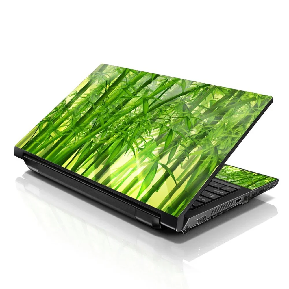 LSS 15.6 & 17.3 Inches Laptop Notebook Skin Sticker Decal - Bamboo in Forest