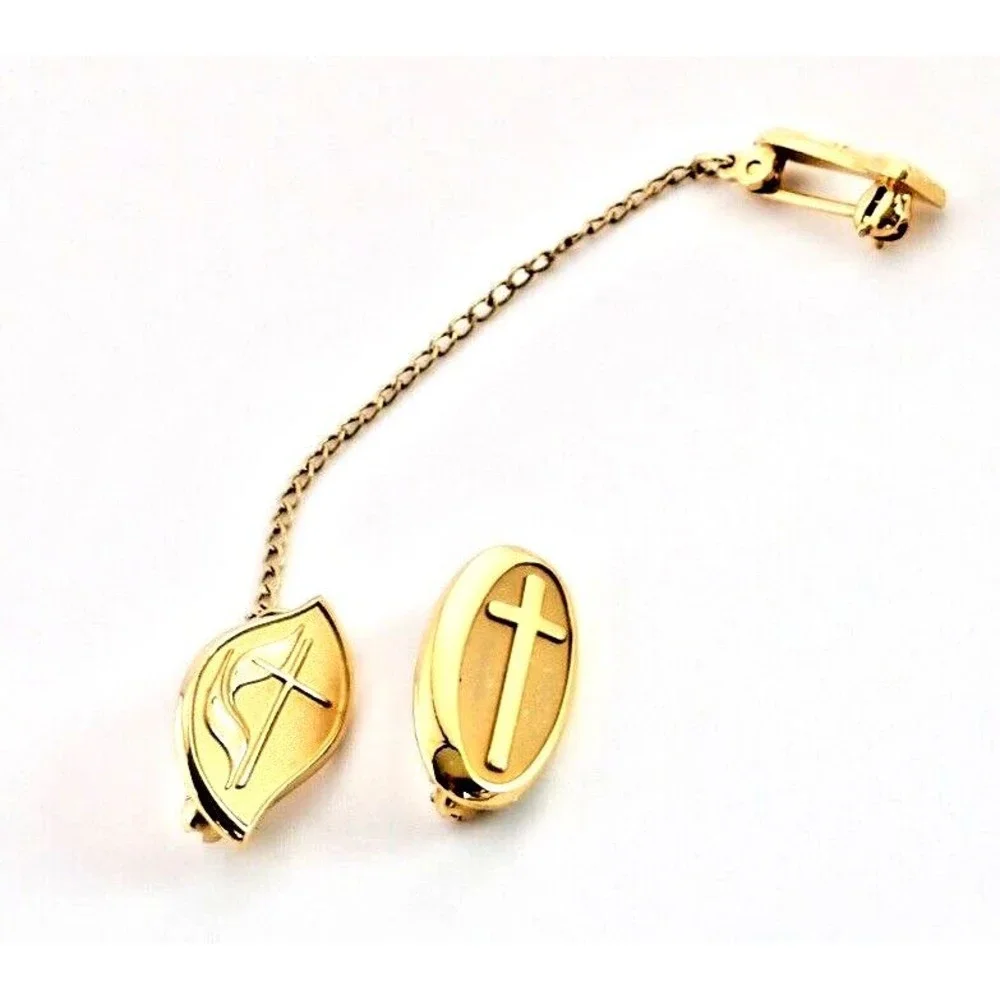 Unbranded gold cross