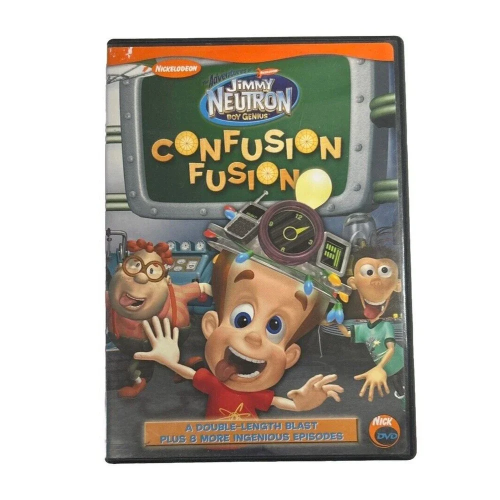 Jimmy Neutron Confusion Fusion DVD -EUC
