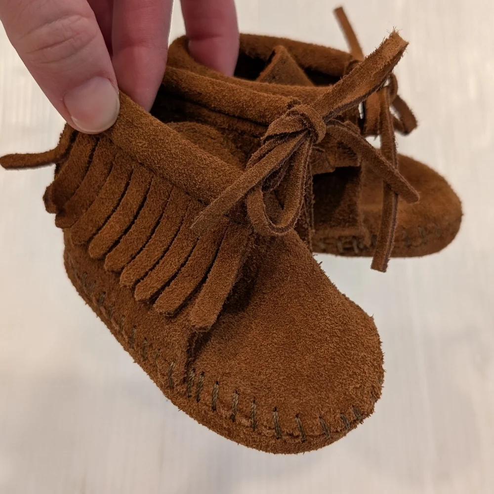 Minnetonka baby brown