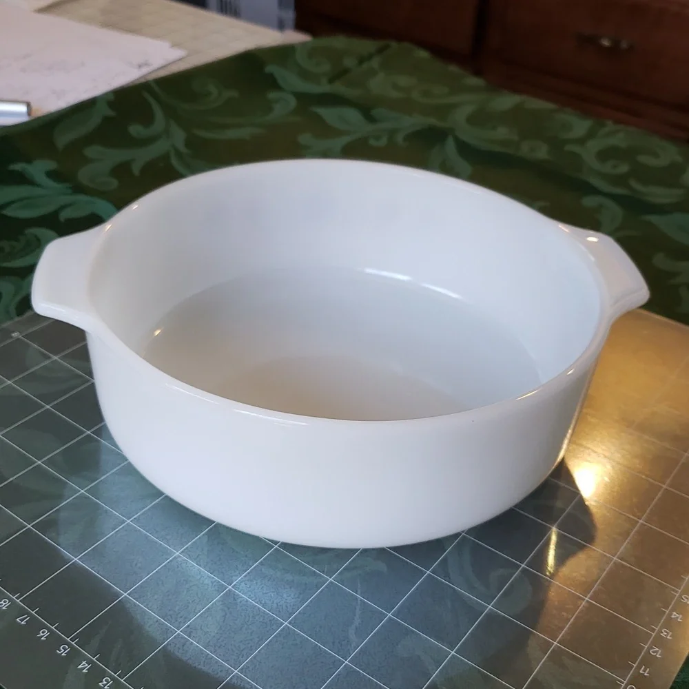 dyna ware milk glass