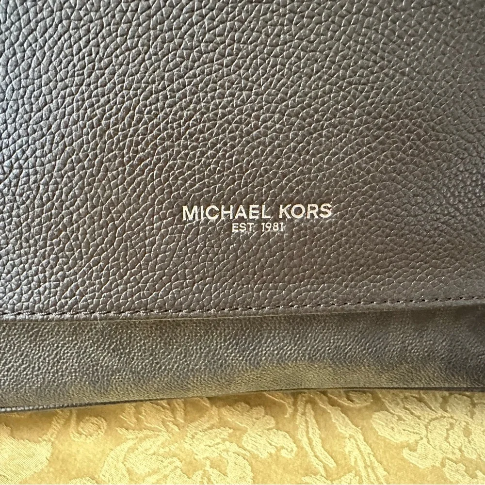 Michael Kors Brown Leather Laptop Bag
