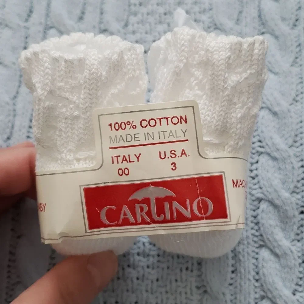 carlino white booties