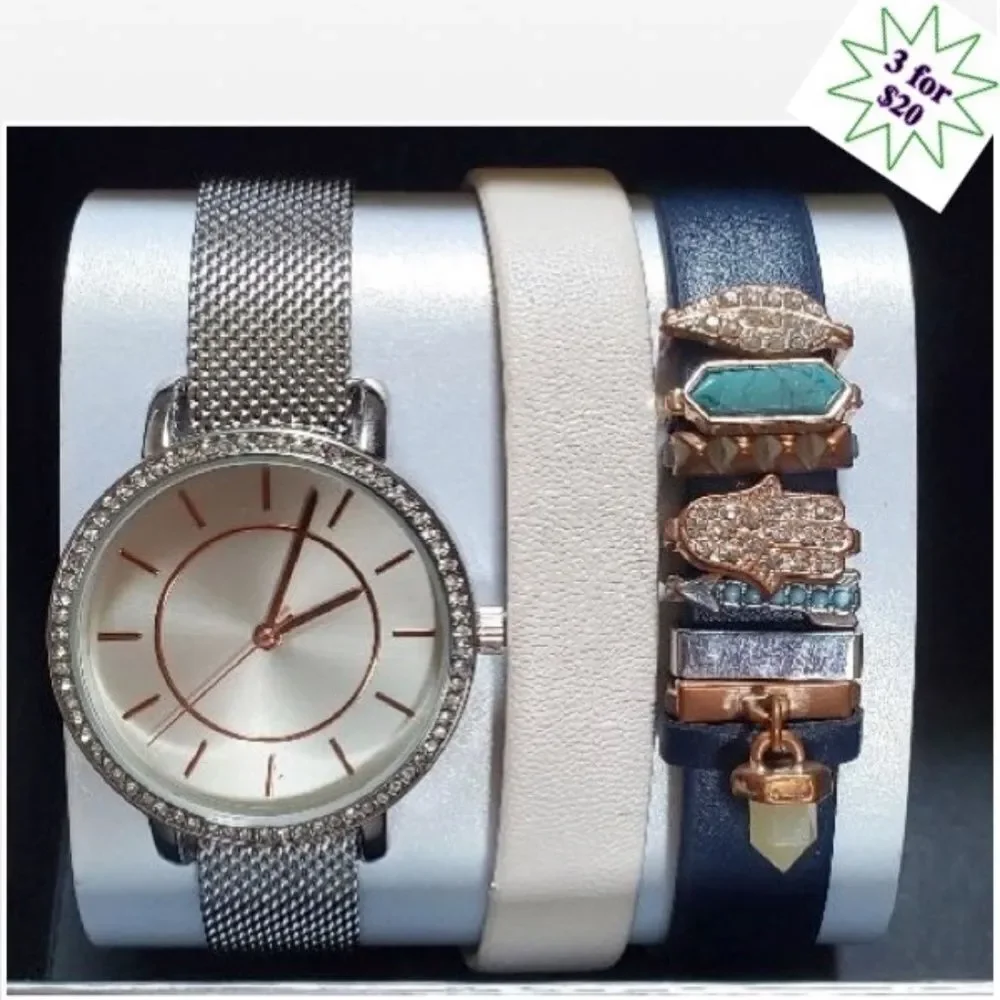 Interchangeable Y2K Watch Band Jewelry Set