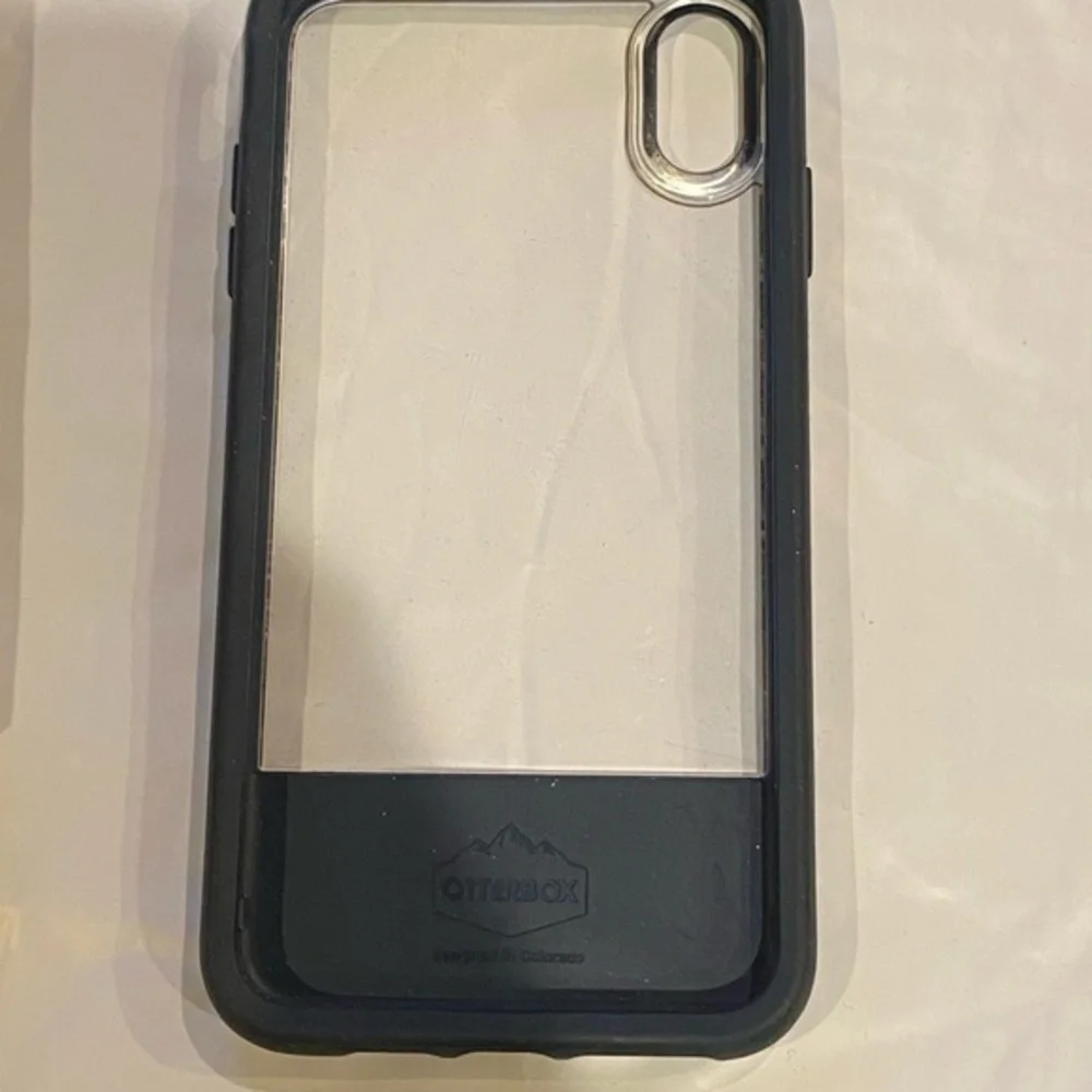 Otter box cell phone case for iPhone XS Max, blue