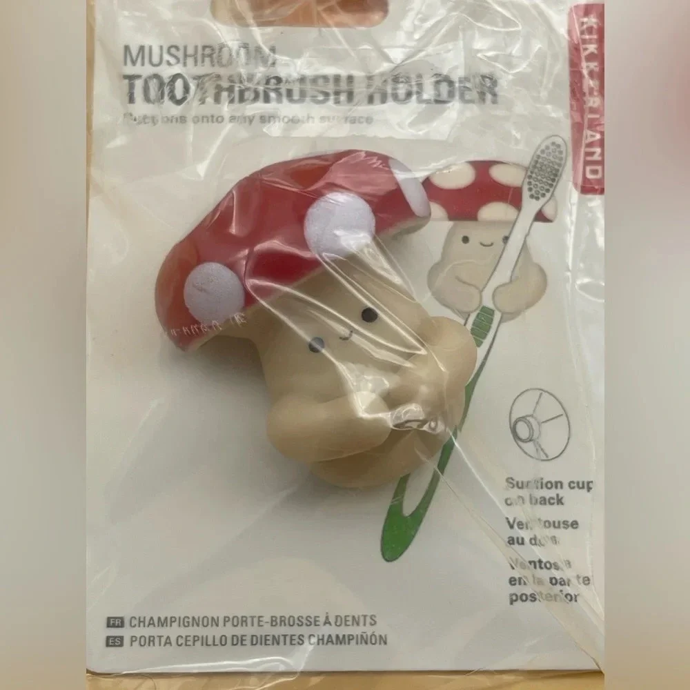 Kikkerland mushroom toothbrush