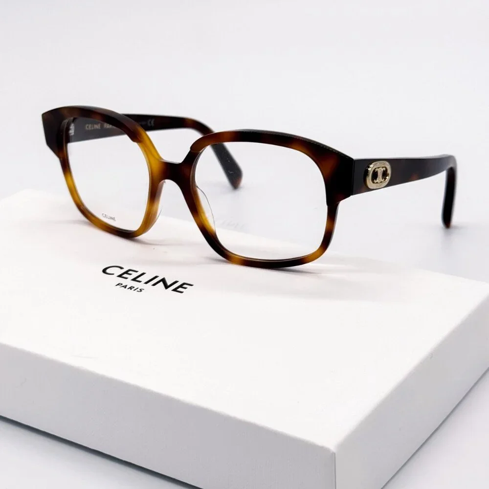 NEW CELINE CL50074I 053 HAVANA WOMEN EYEGLASSES CELINE