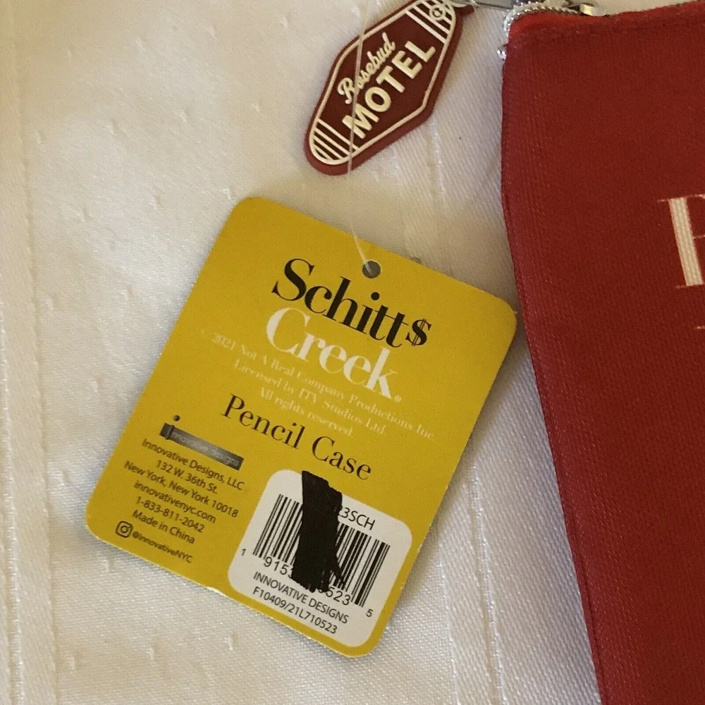 Schitts Creek Show Pencil Zipper Pouch New With Tags Best Wishes Warmest Regards