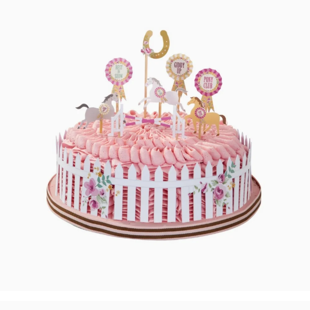 Talking Tables Pony Party Picks Pack Of 12 New In Box Muted Tones