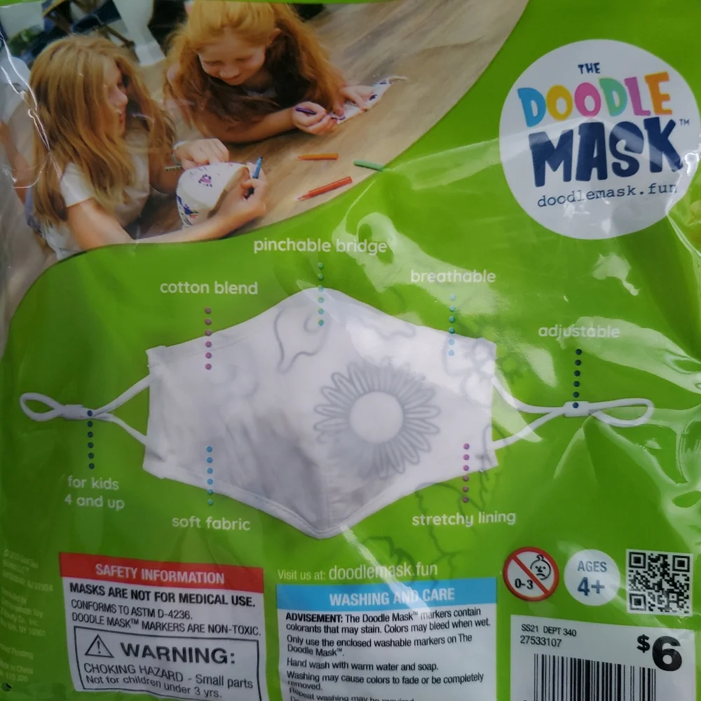 Doodle nwt masks