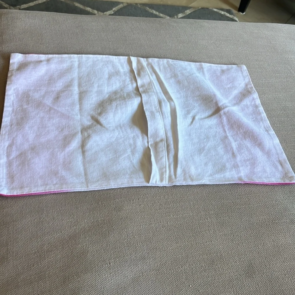 Restoration Hardware/ Teen Lumbar Pillow/Ombre Pink (cover only)