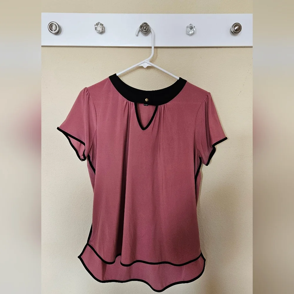 Pink Women's Blouse Size M
