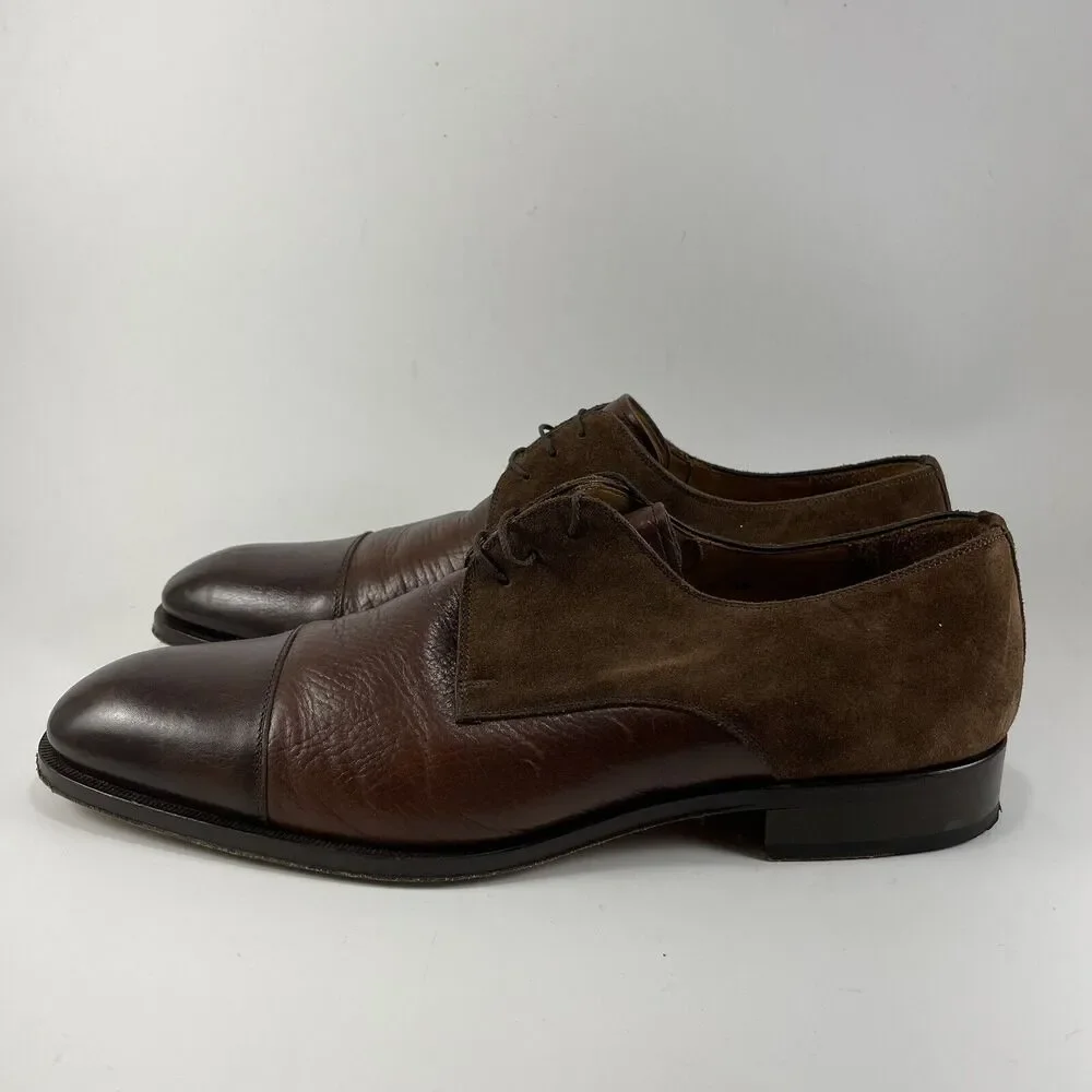 Magnanni leather cap