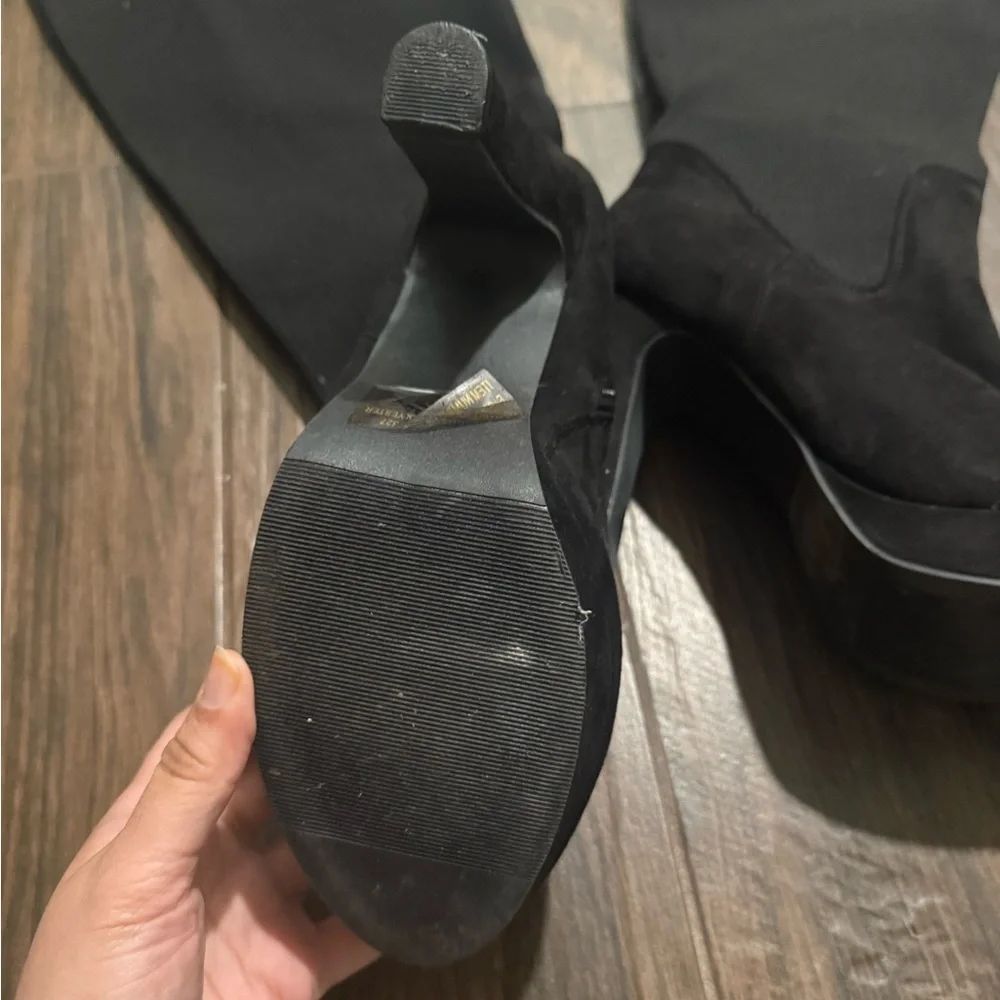 Torrid over the knee black Elegant Black Women's Boots size 10.5 WW