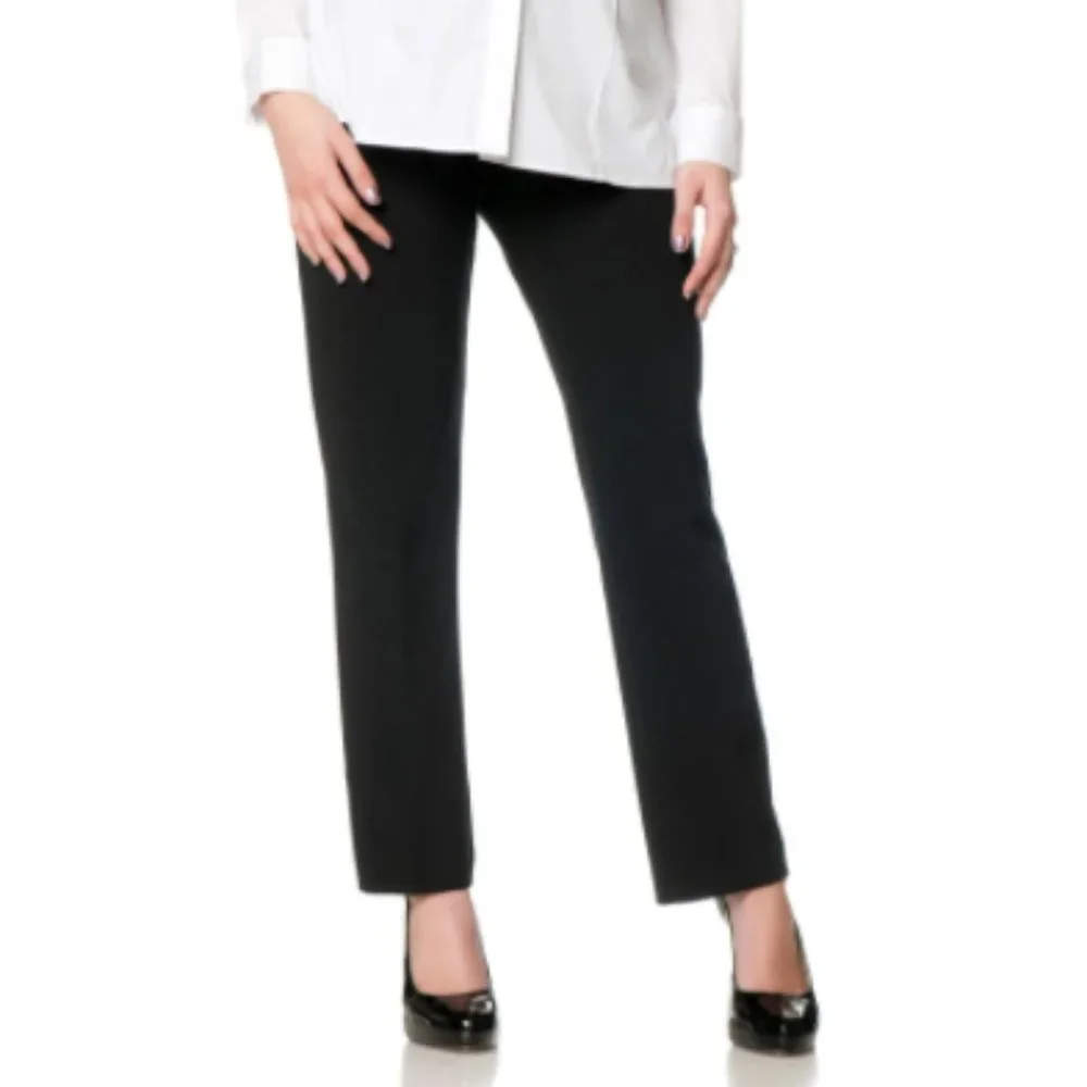 Motherhood Maternity Petite Stretching Suiting Straight Leg Pant Black P…
