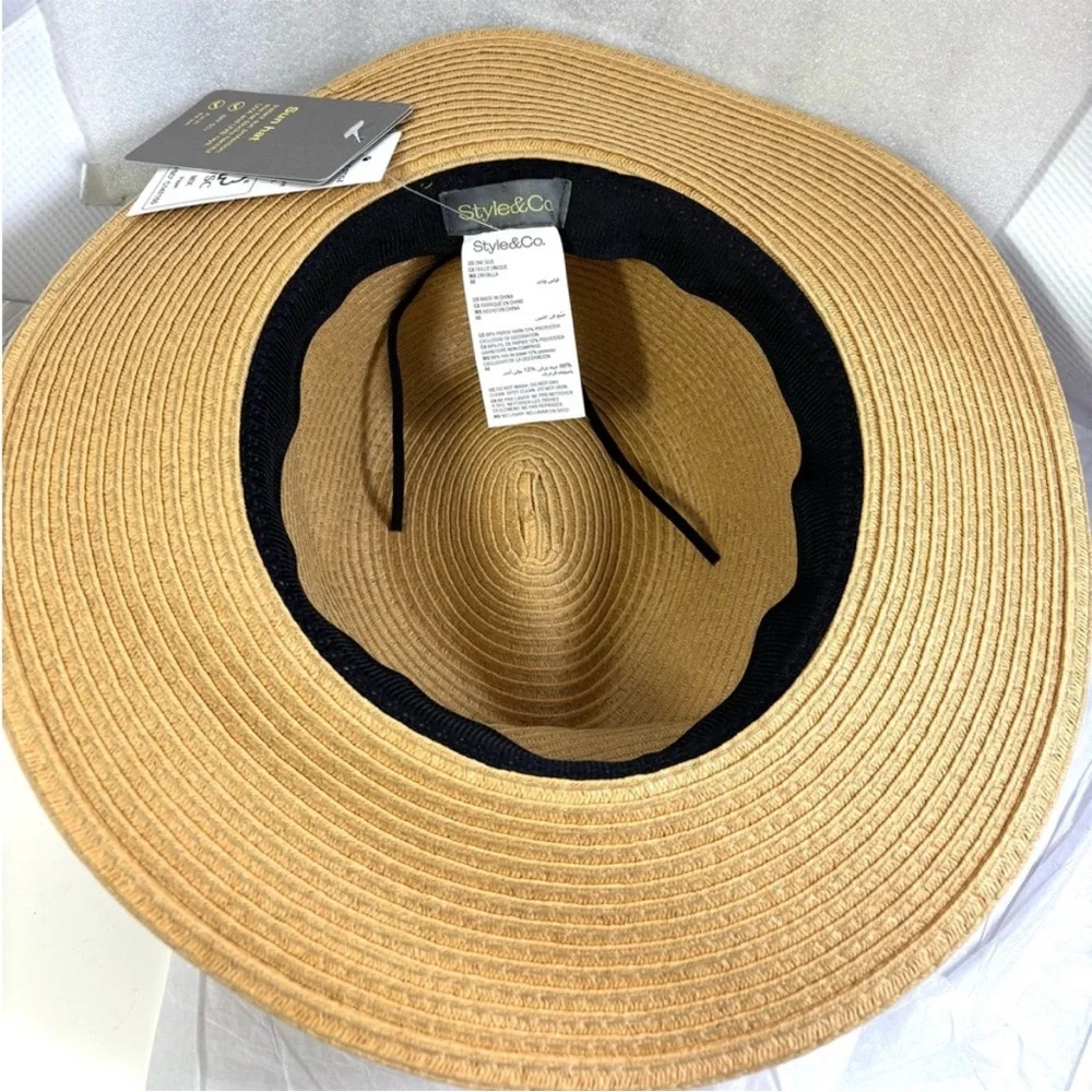 Style & Co. tan straw