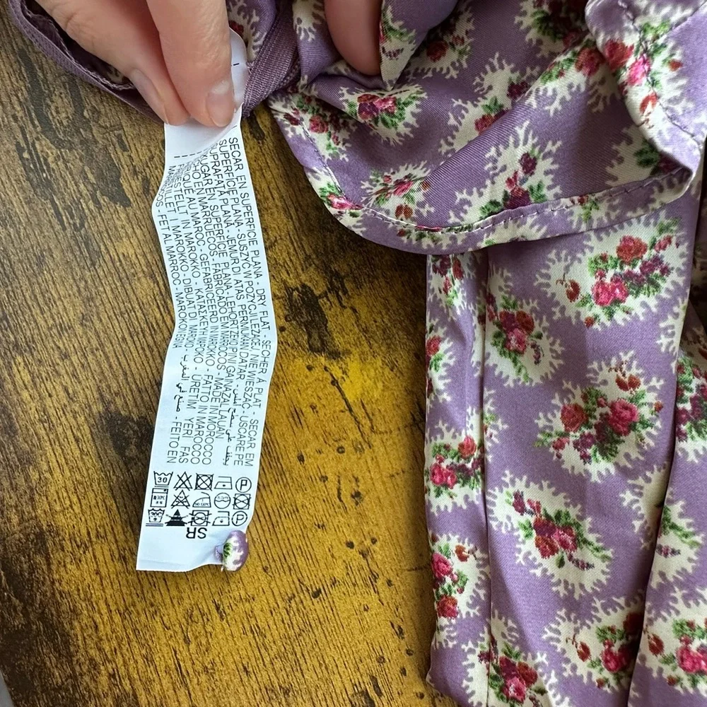 Zara gathered floral