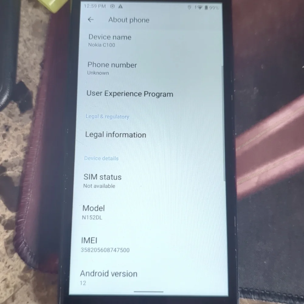 Nokia Black Cell Phone Android Powered Modern Design