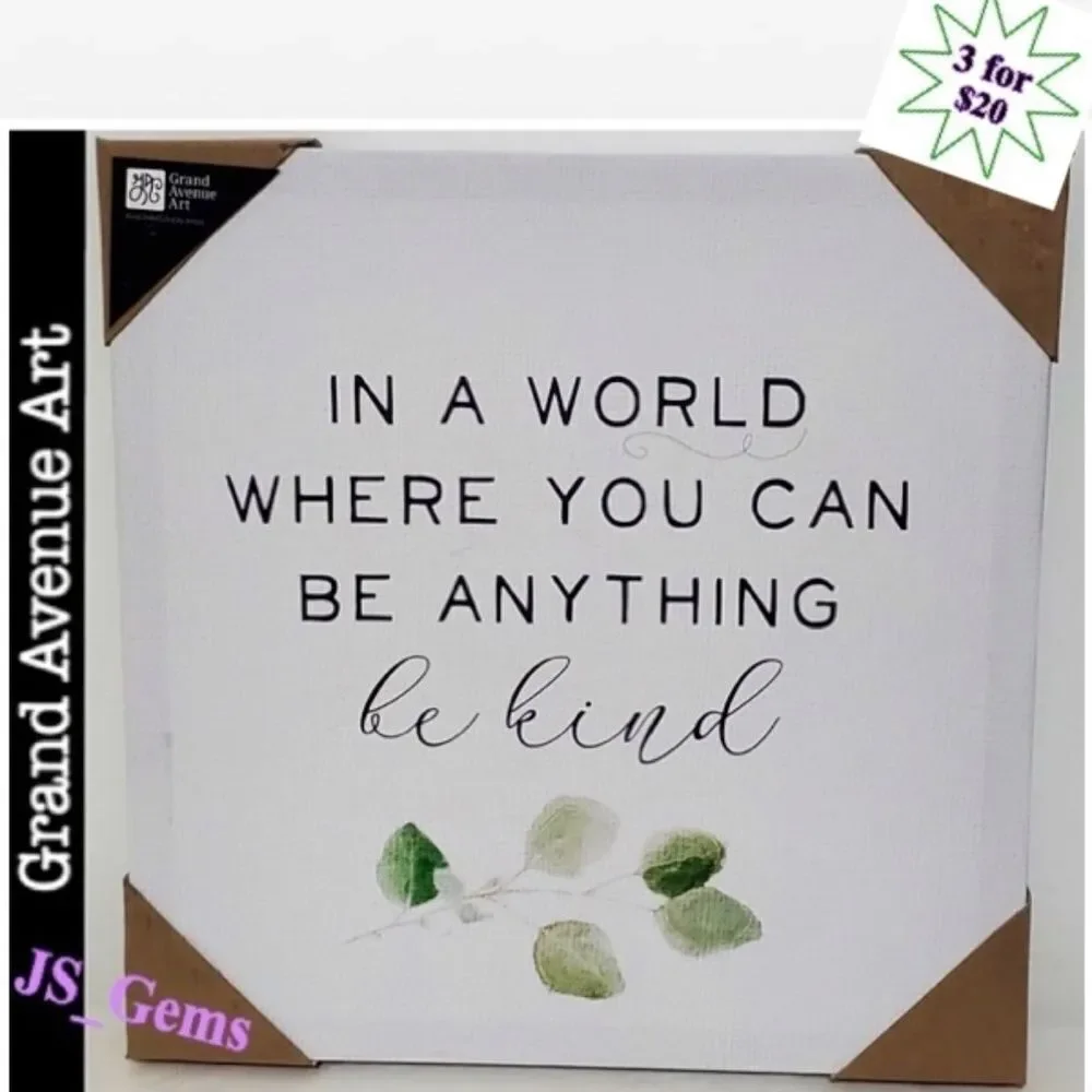 New Canvas Word Art Home