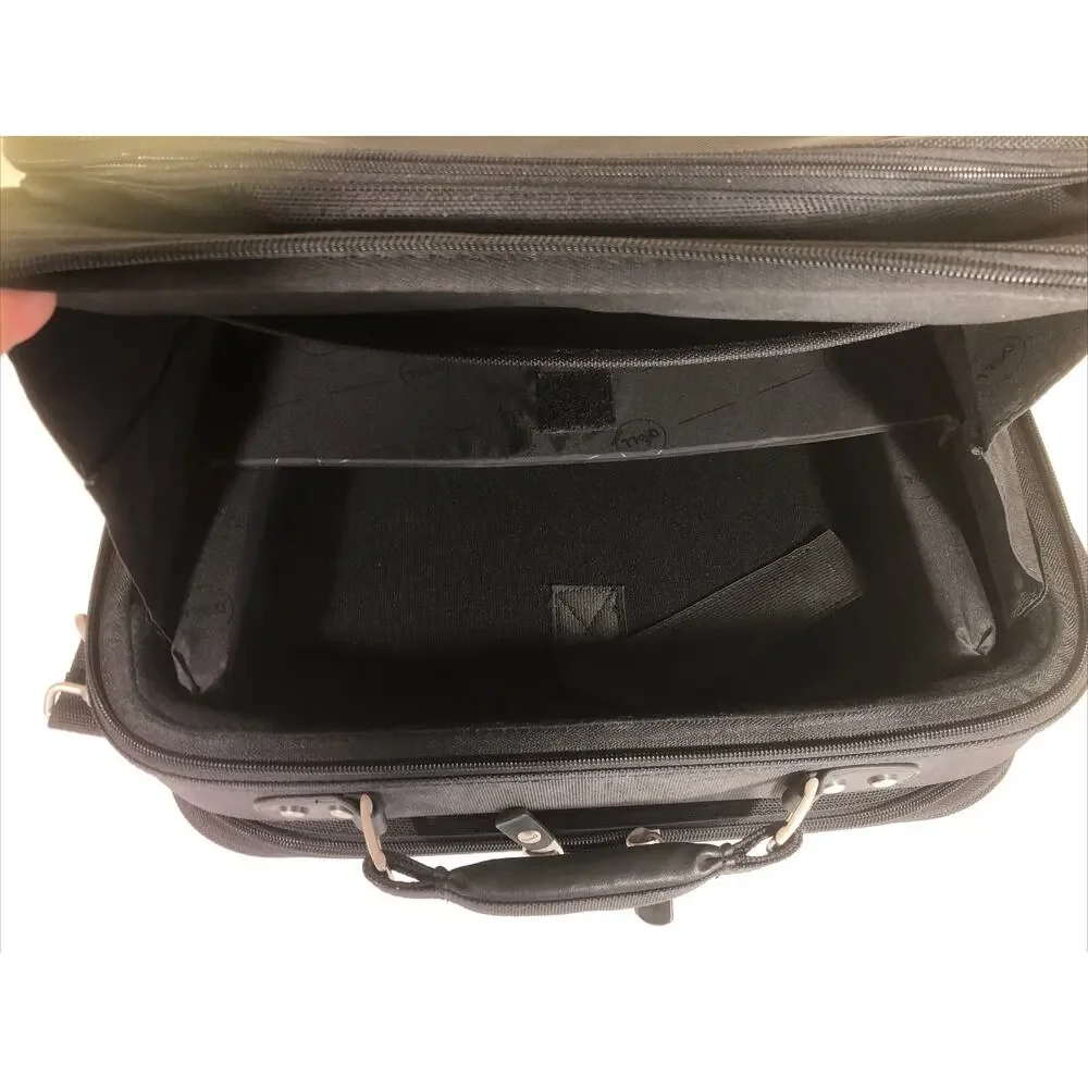 Laptop Briefcase Bag Dell Removable Padding Handle & Shoulder Strap