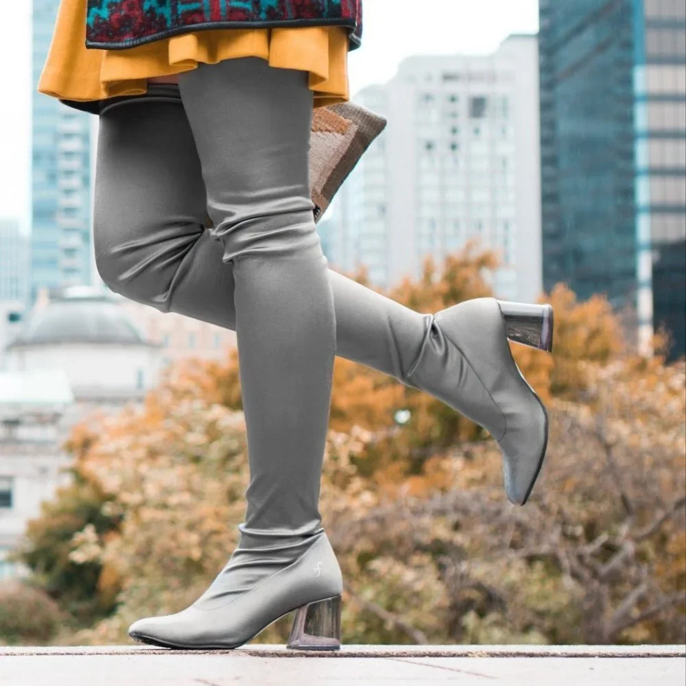John Fluevog Tasty Vogs Petula Thigh High Boots 9