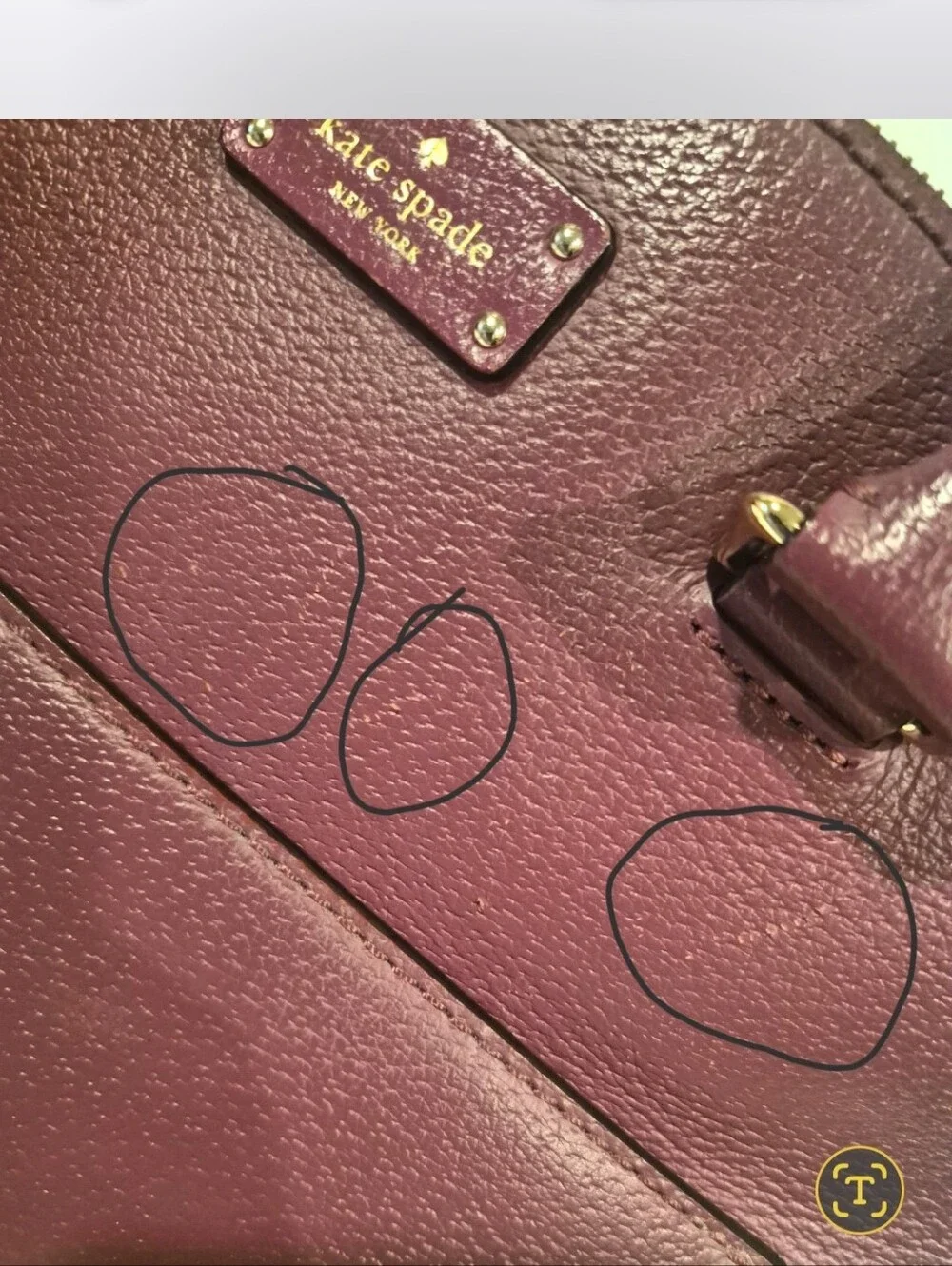 kate spade inside removable