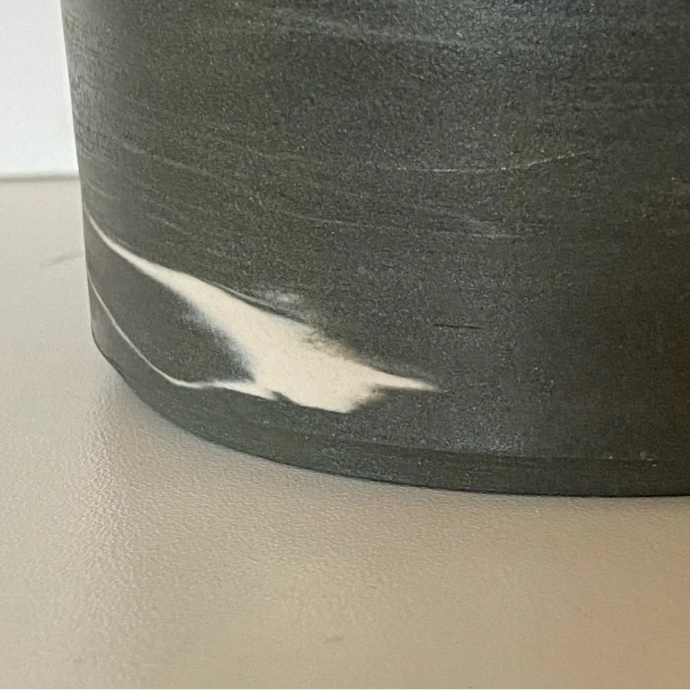 Handmade clay swirl