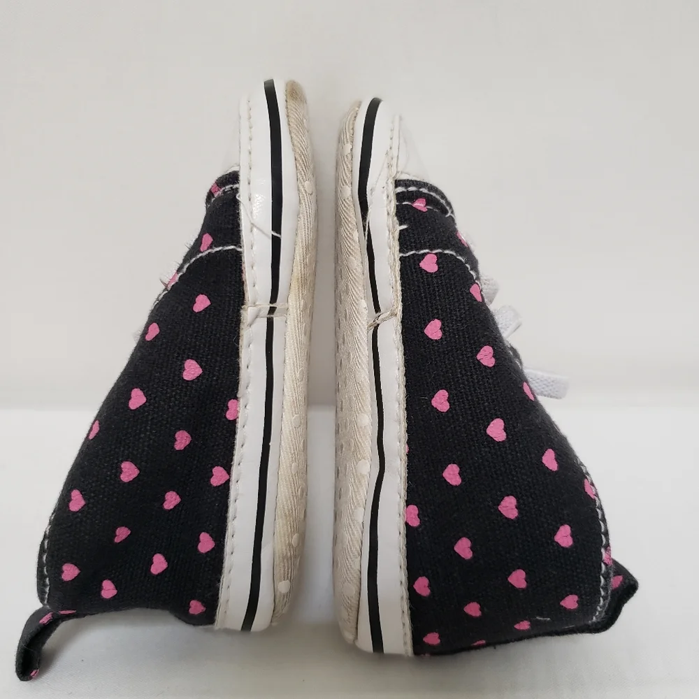 Baby Polka Dotted High Top Sneakers
