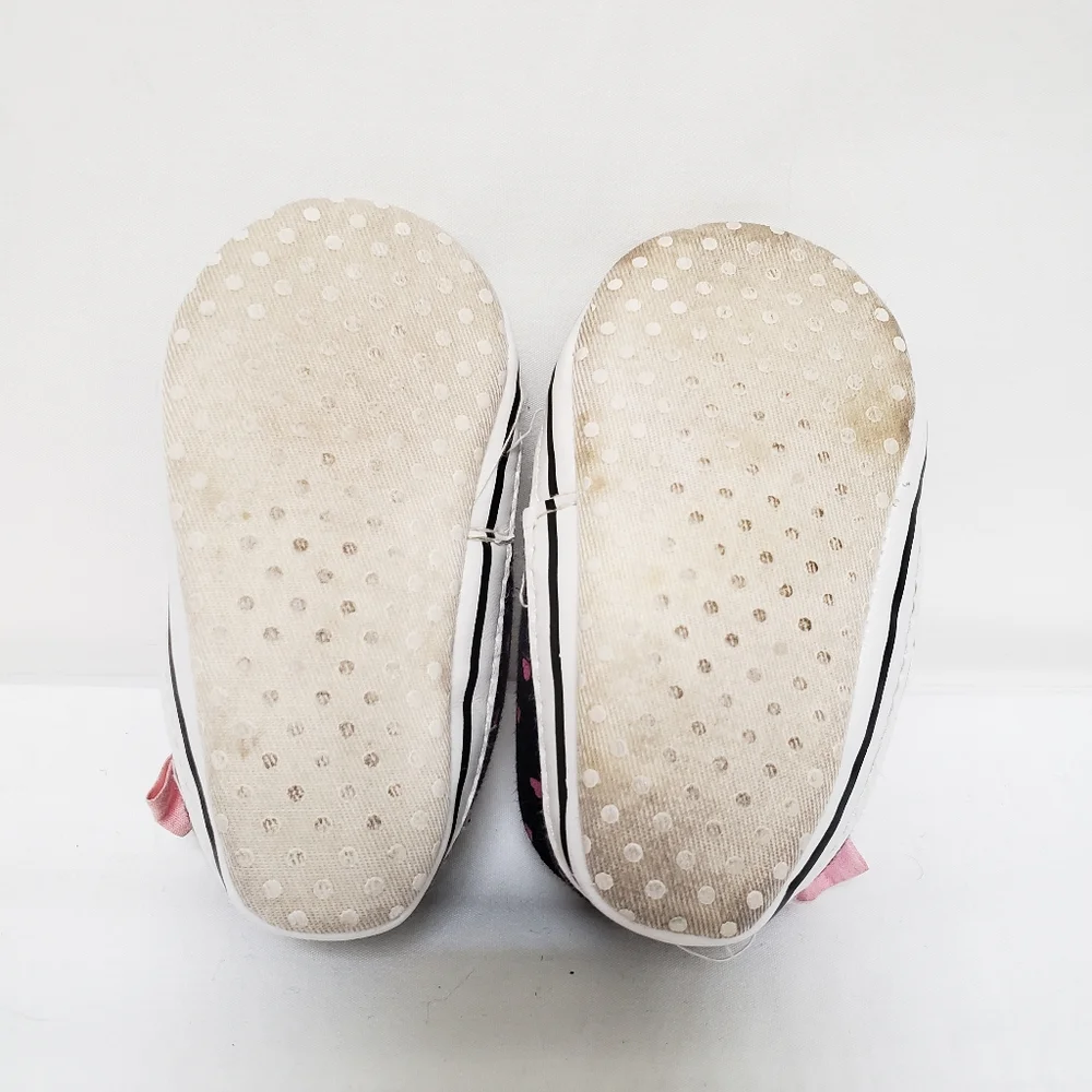 Baby Polka Dotted High Top Sneakers