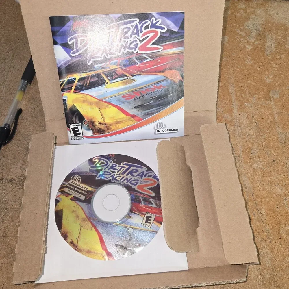 NEW PC Dirt Track Racing 2 Video Game RARE With Box