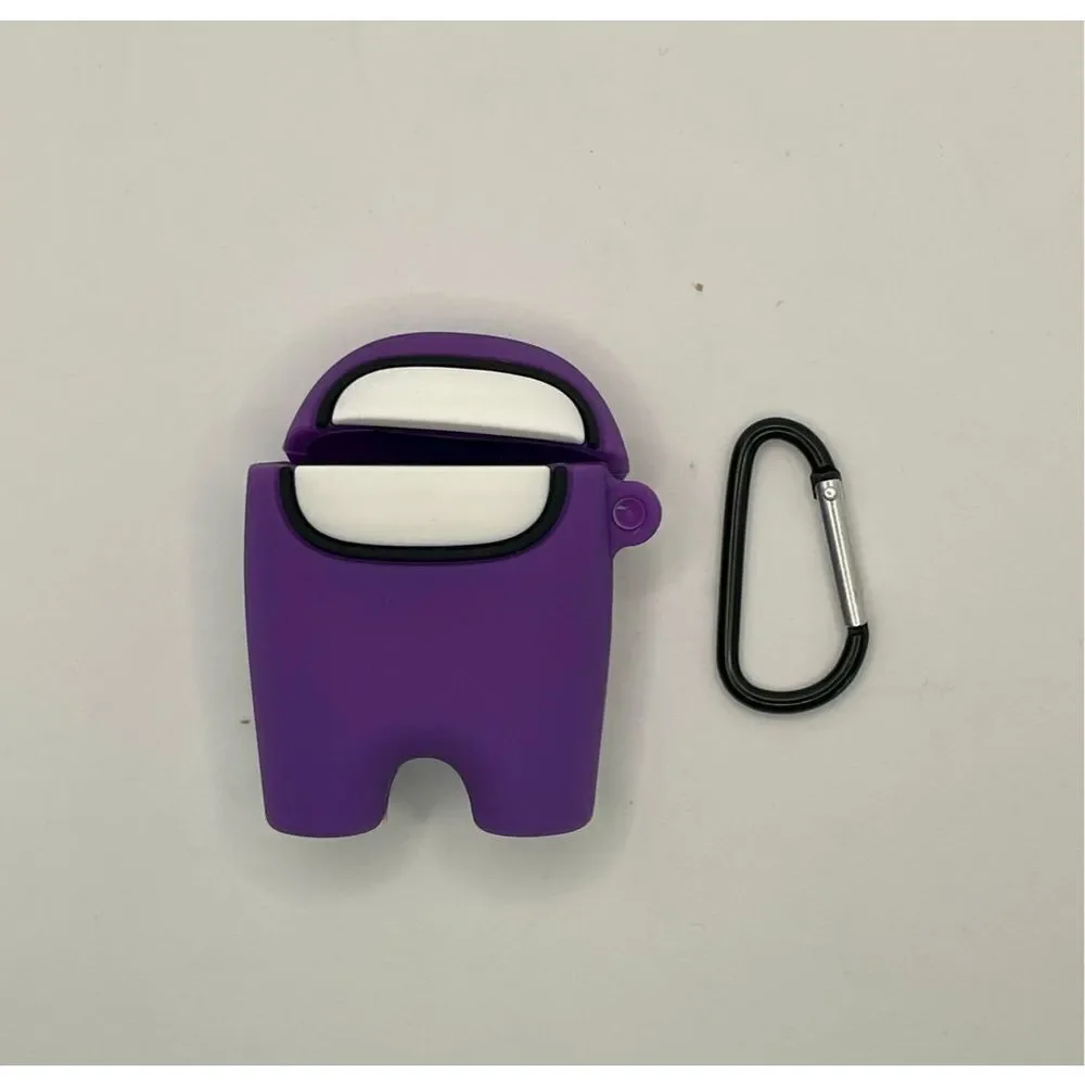 AirPods purple keychain