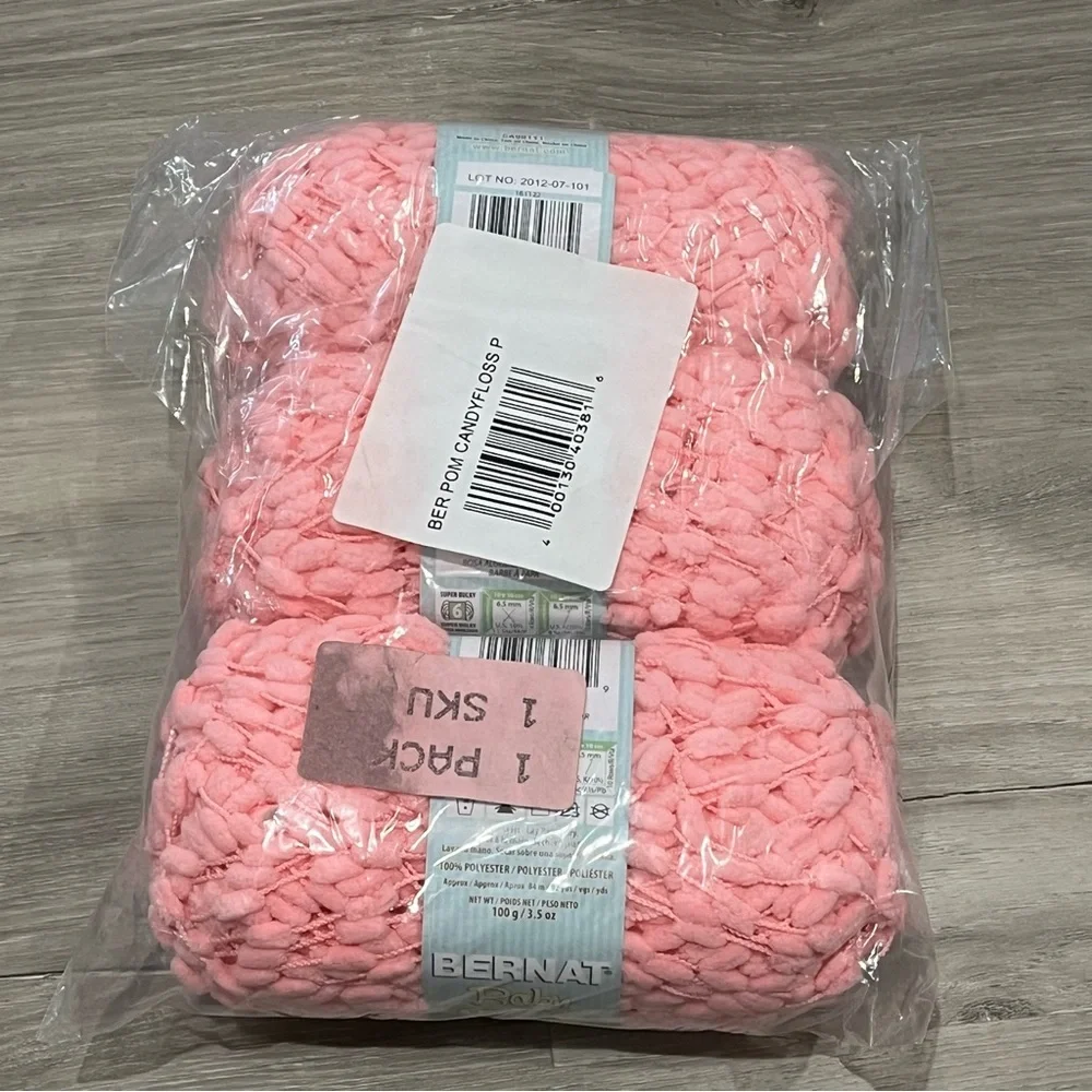 Bernat Baby Pom Pom nwt set