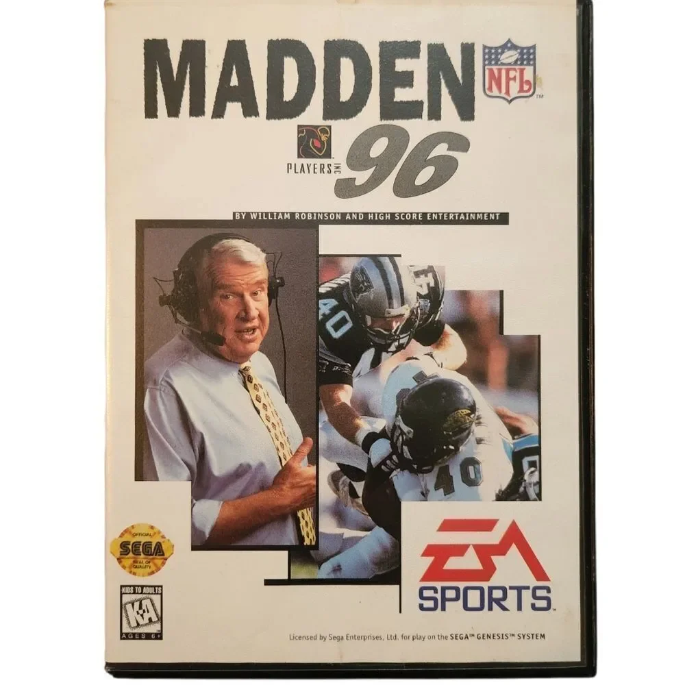 Sega Genesis Madden 96 Game Cartridge