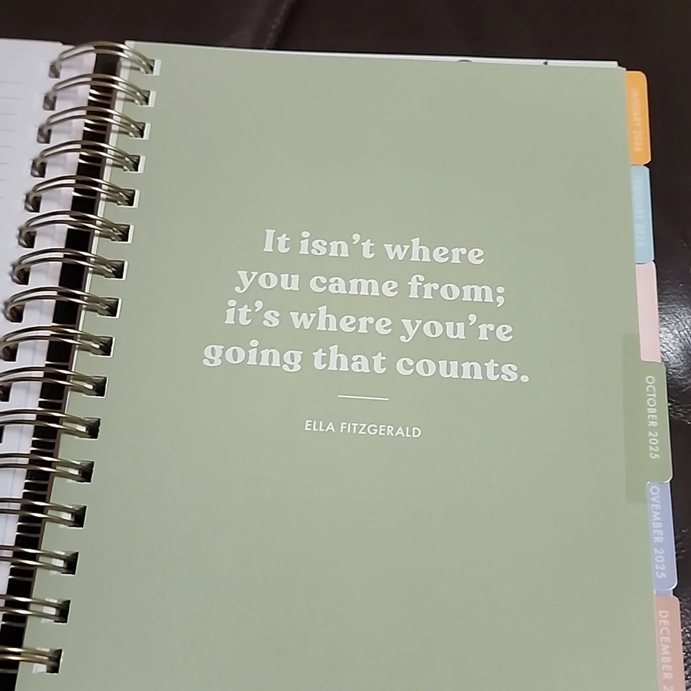 Brand New Eccolo Blue Stripe 2025-2026 planner notebook
