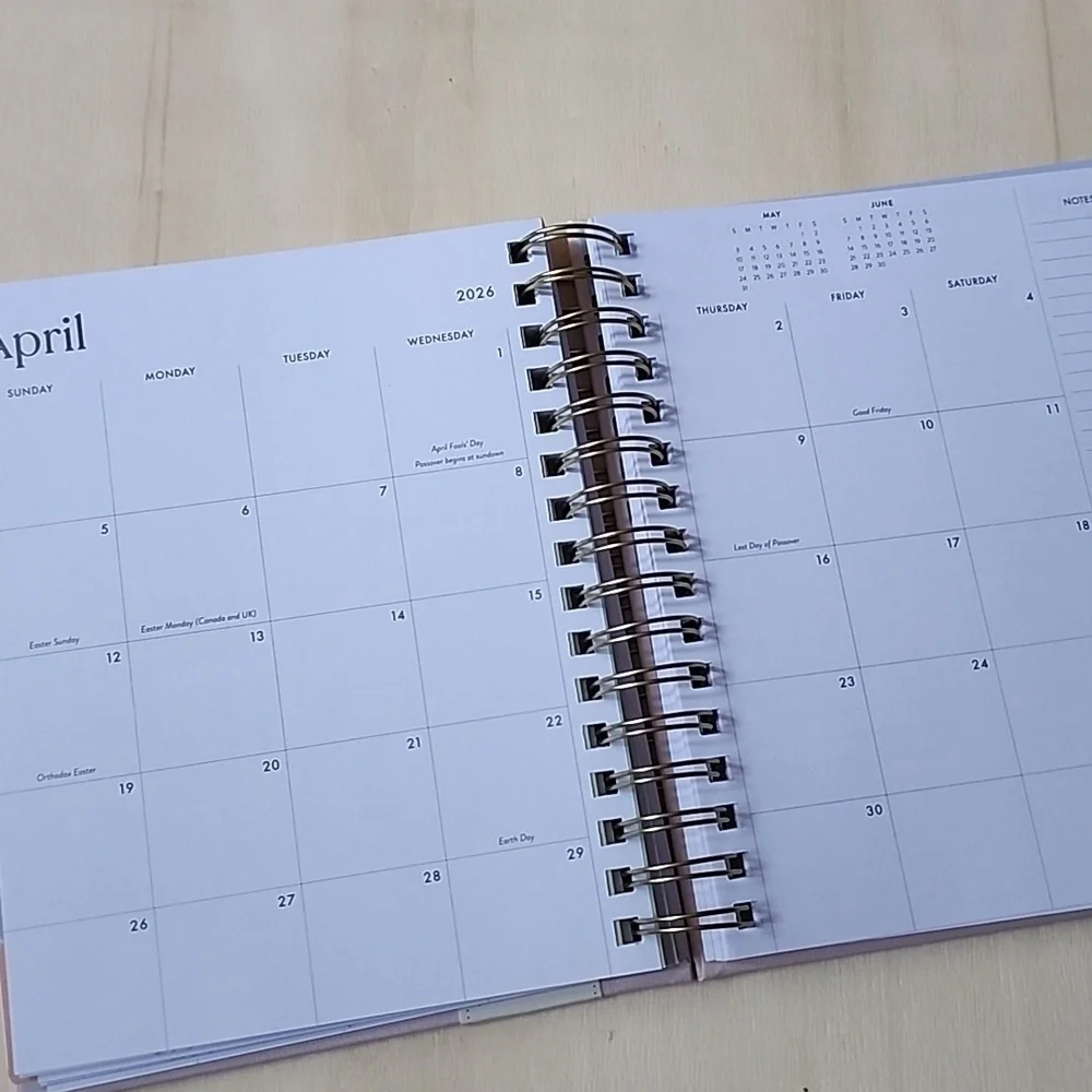 Brand New Eccolo Blue Stripe 2025-2026 planner notebook
