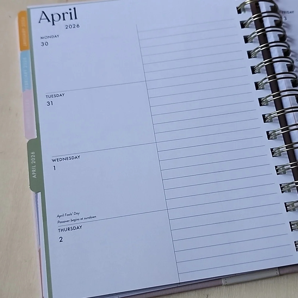 Brand New Eccolo Blue Stripe 2025-2026 planner notebook