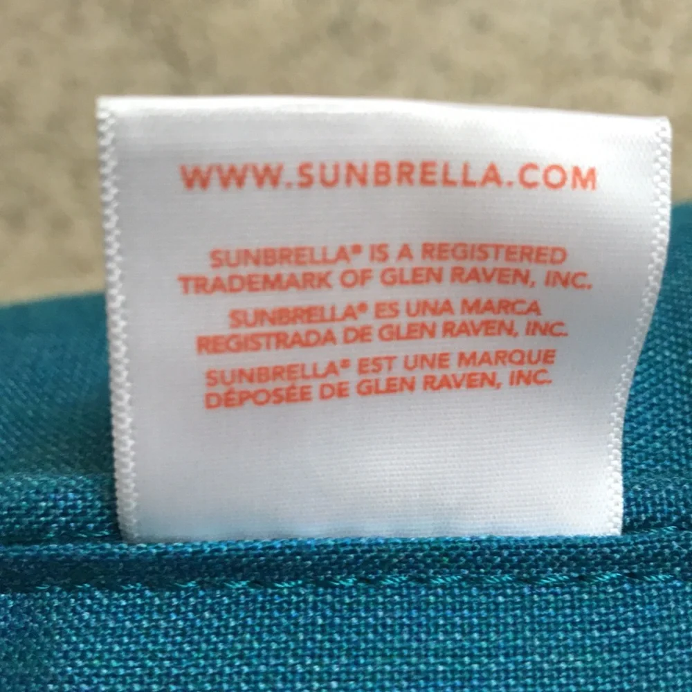 Sunbrella accent pillow