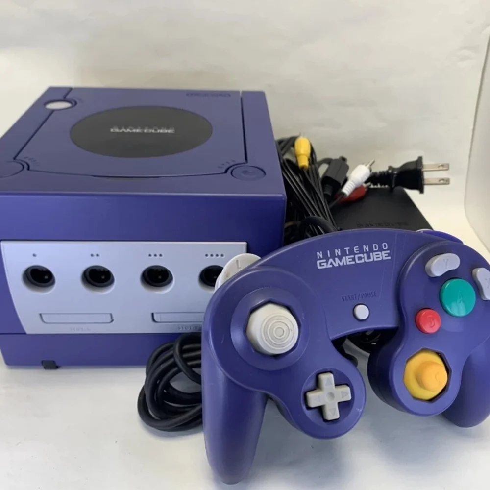 Nintendo Purple GameCube Console Iconic Design