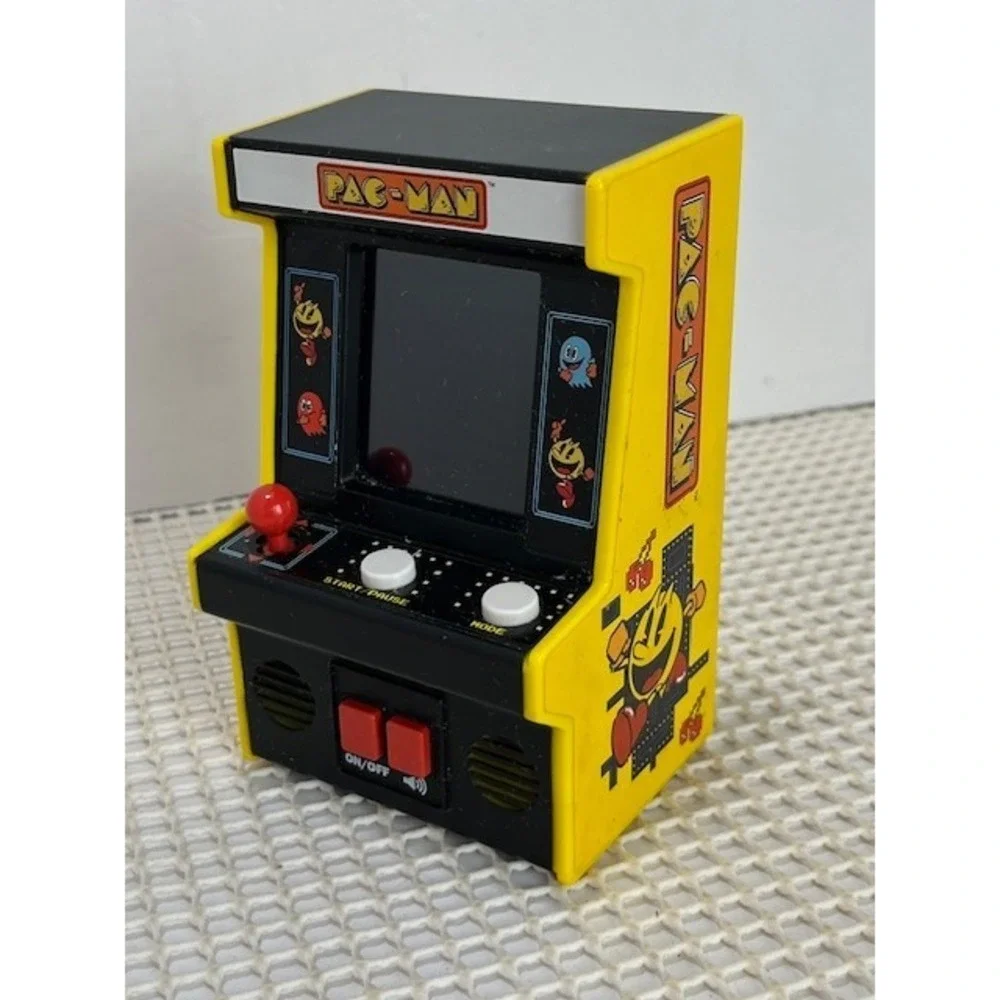 Pac-Man Mini Hand Held Arcade Game Bandai Namco Tested & Works