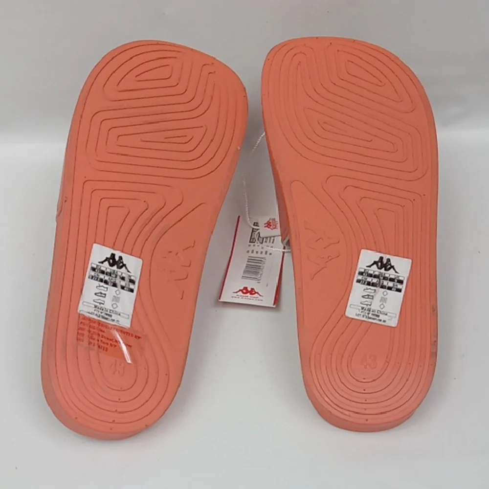 Kappa Banda Adam Light Orange Slide Sandals Size 10 NWT