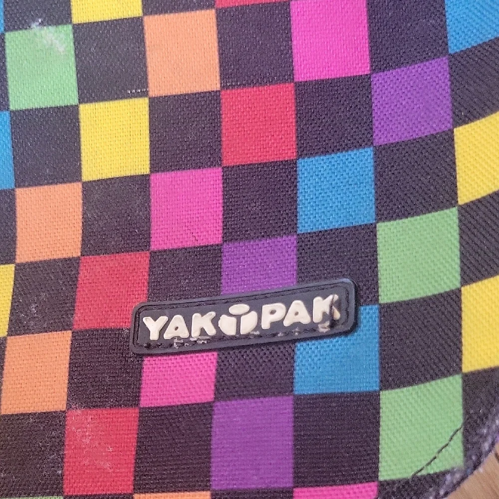 Yak Pak Colorful Checkered Kids Bag