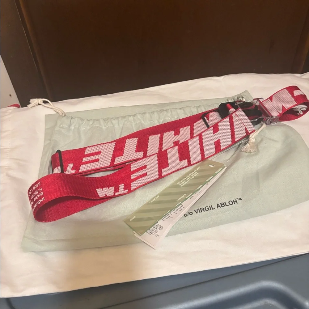 Off-White Industrial Belt and Water Bottle Bag, 100% Authentic, Brand New