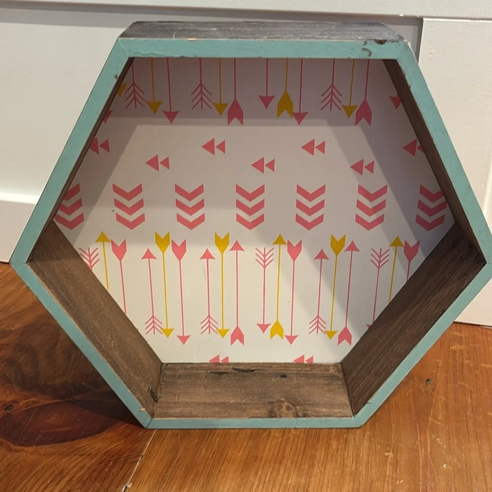 OOAK hexagonal wall
