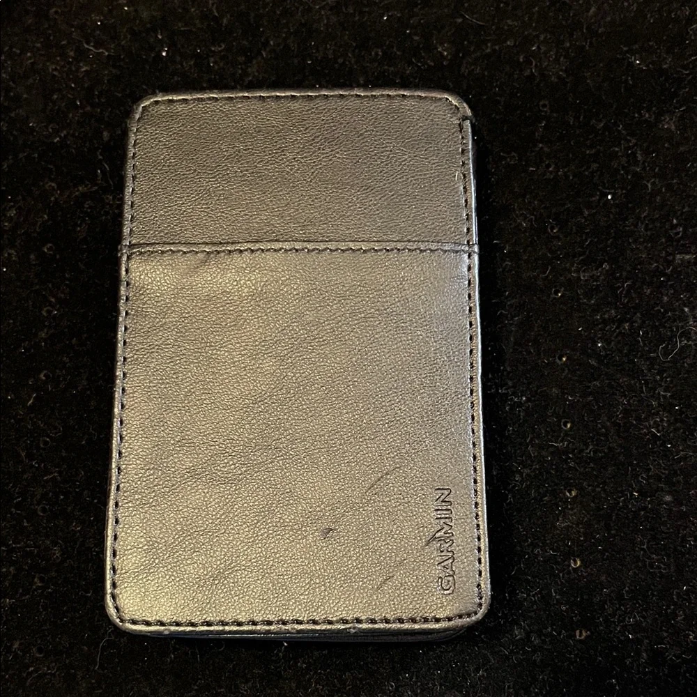 Garmin Black Leather Phone Case