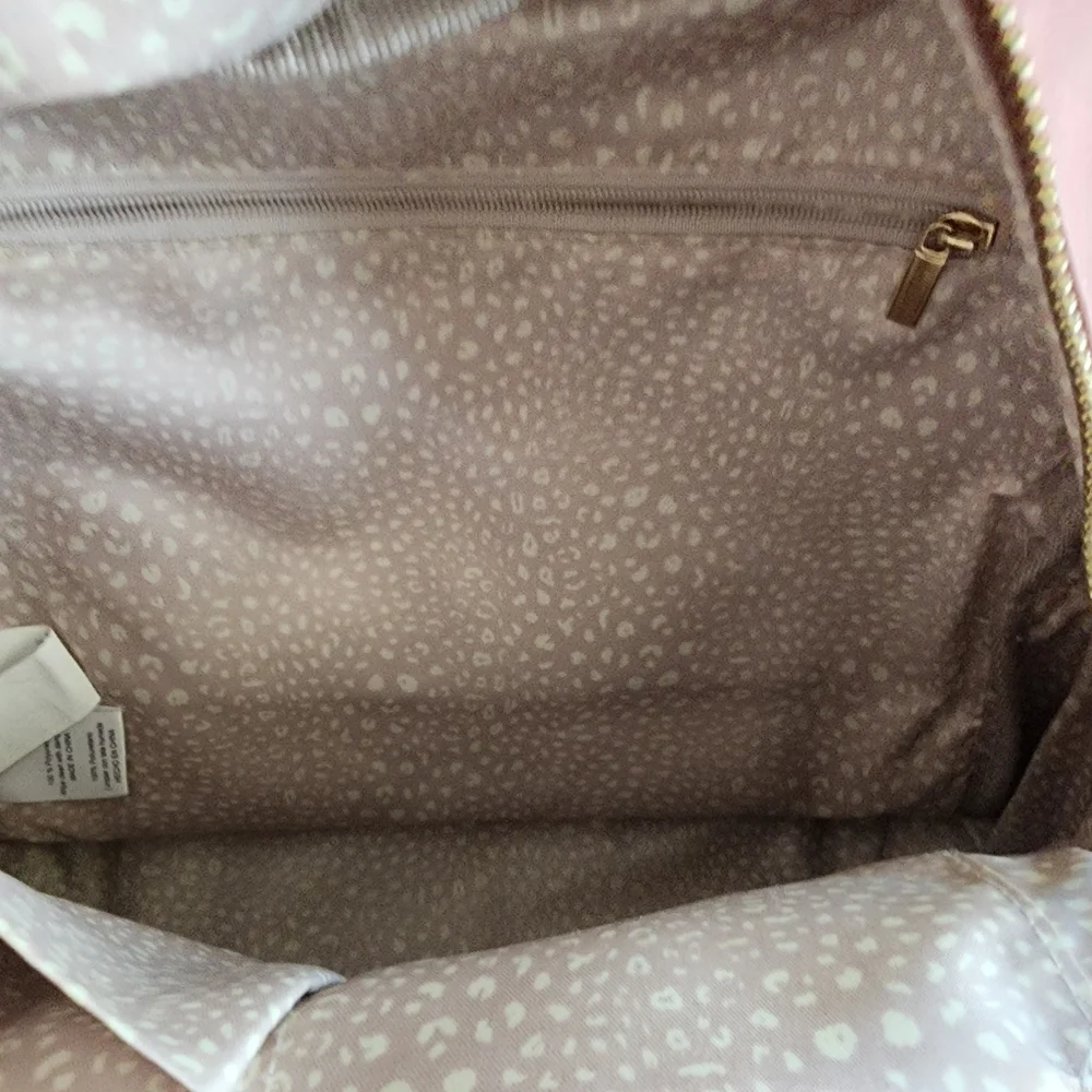 Beautiful Faux Leather Backpack Handbag Purse Purple Chic Boho Perfect Size