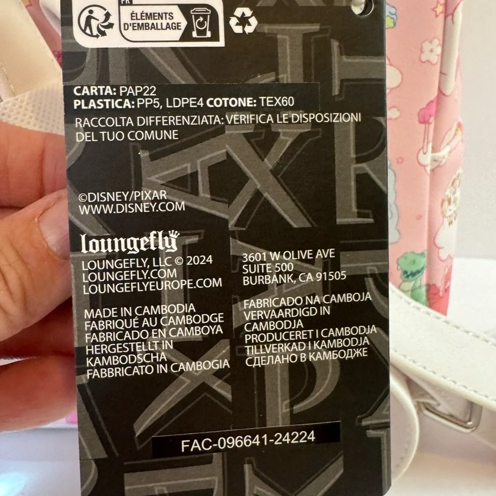 Loungefly charming pink