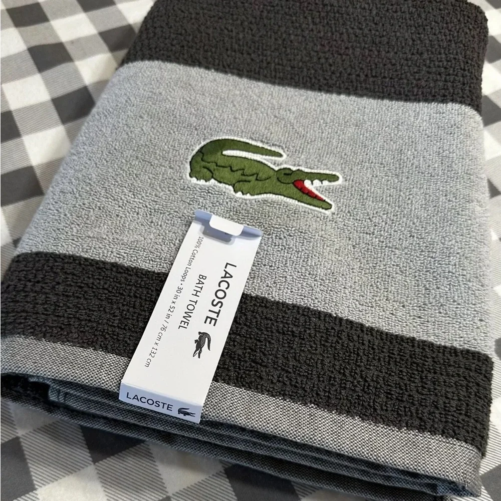 Lacoste Bath Towel 100% Cotton 30