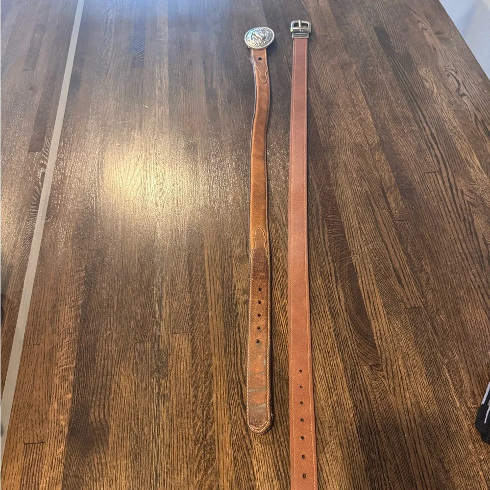 Boys Brown Leather Belts