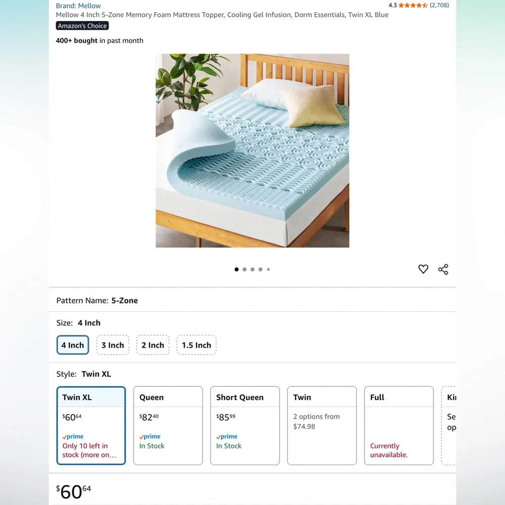 Threshold bedding set